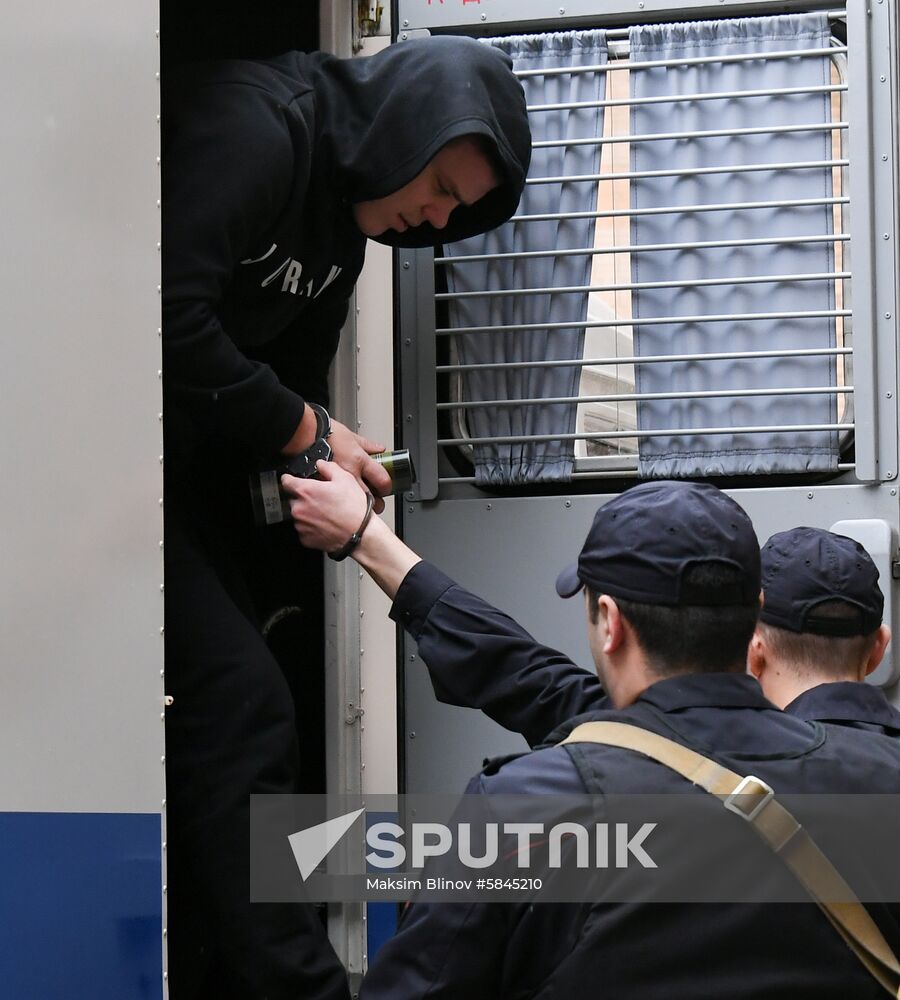 Russia Soccer Kokorin Mamaev Court