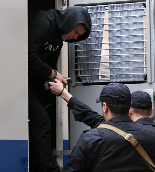 Russia Soccer Kokorin Mamaev Court