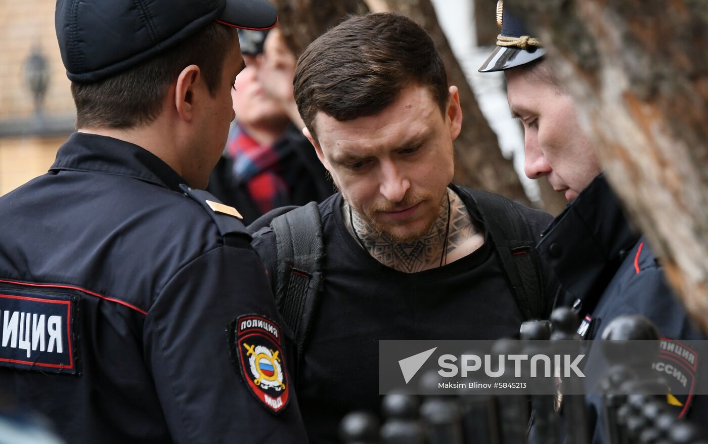 Russia Soccer Kokorin Mamaev Court