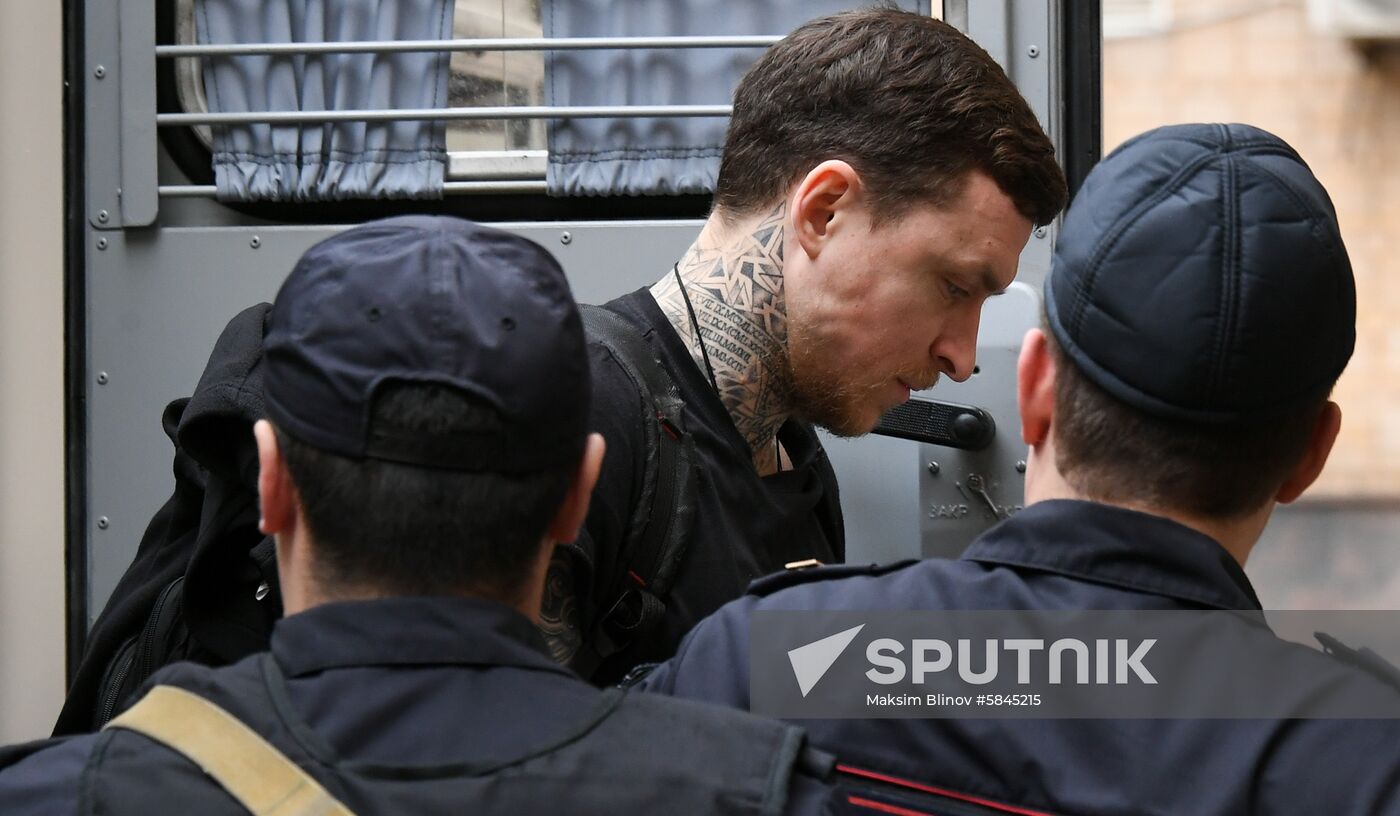 Russia Soccer Kokorin Mamaev Court