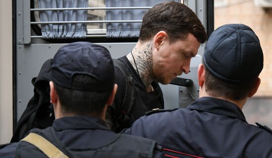 Russia Soccer Kokorin Mamaev Court