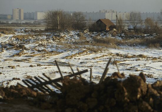Landfill in Mytishchi