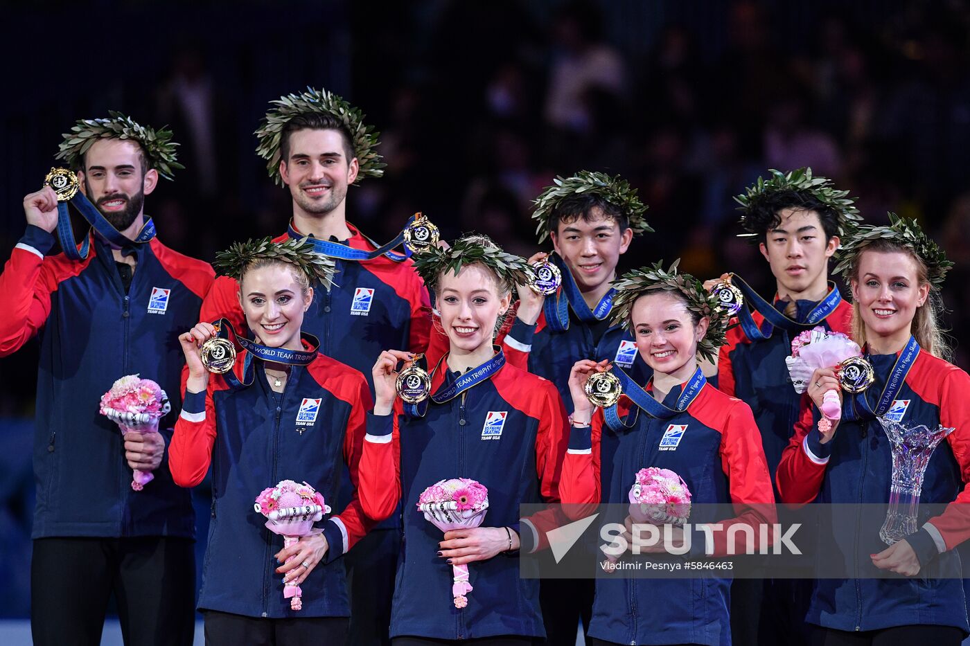 Japan Figure Skating Team Worlds Medals