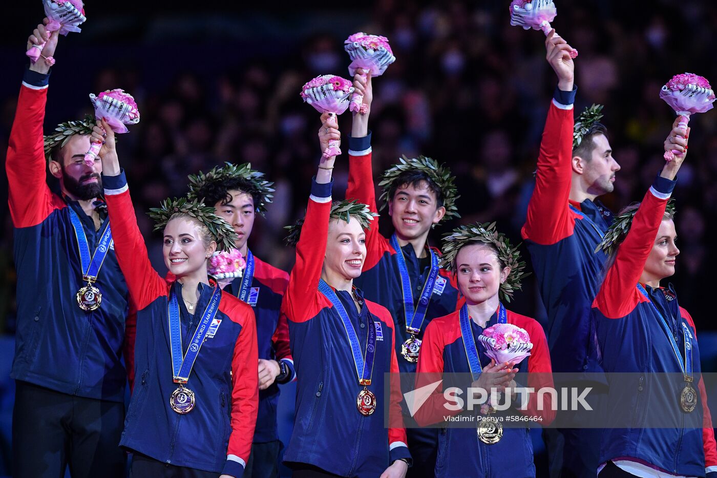 Japan Figure Skating Team Worlds Medals