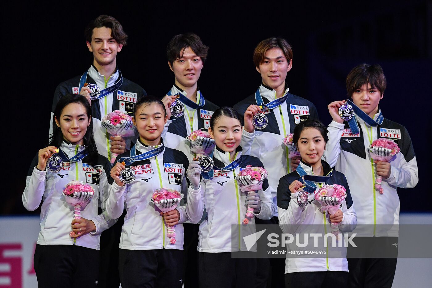 Japan Figure Skating Team Worlds Medals