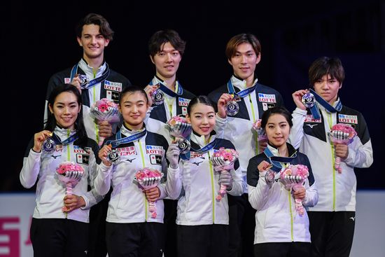 Japan Figure Skating Team Worlds Medals