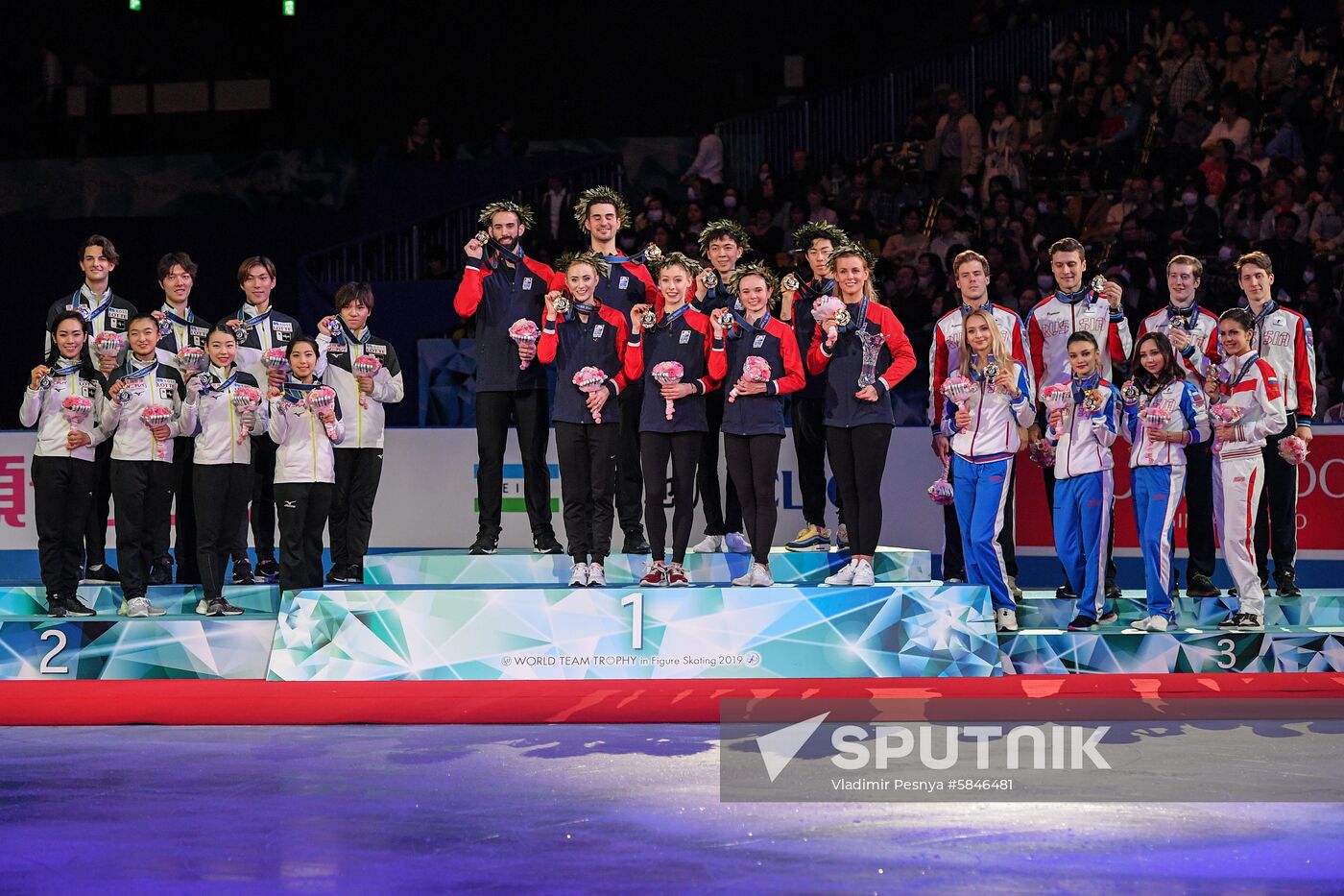 Japan Figure Skating Team Worlds Medals