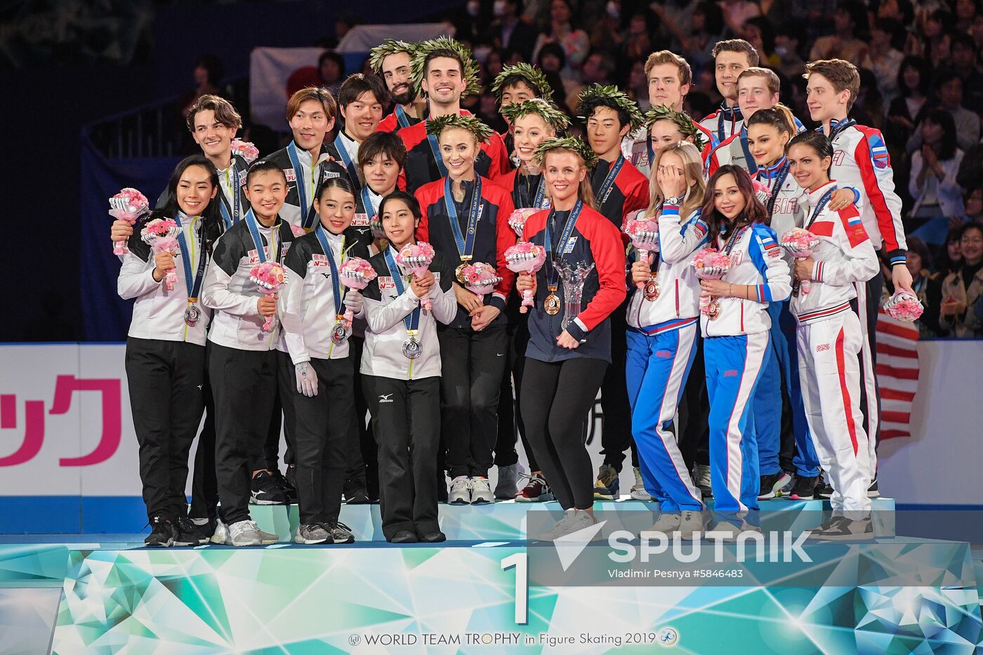 Japan Figure Skating Team Worlds Medals