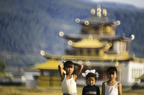 Ivolginsky Datsan in Buryatia