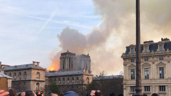 France Notre Dame Cathedral Fire