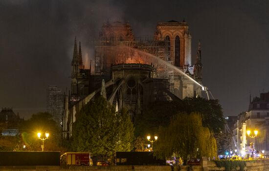 France Notre Dame Cathedral Fire