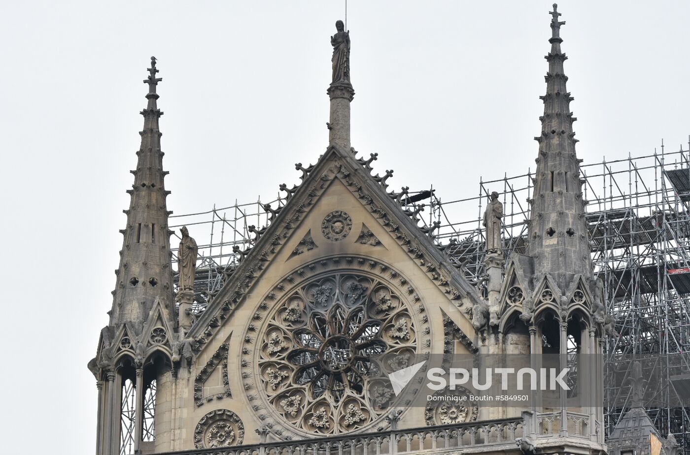 France Notre Dame Cathedral Fire