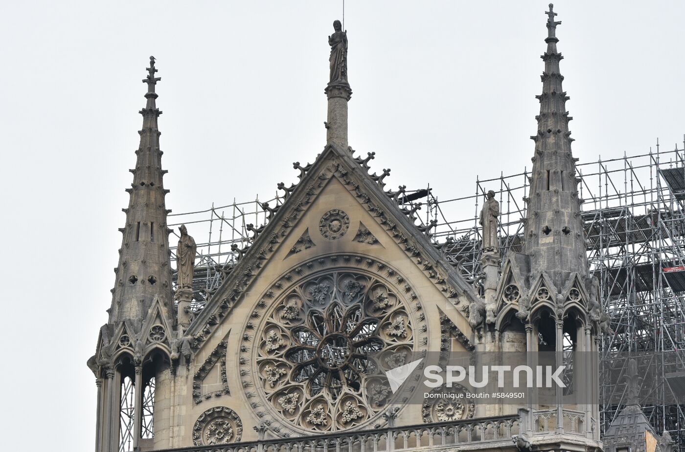 France Notre Dame Cathedral Fire