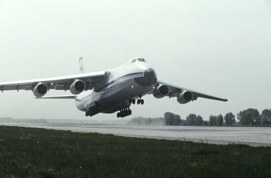 Antonov An-124 transport aircraft