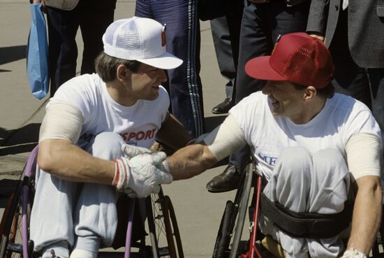 Wheelchair supermarathon