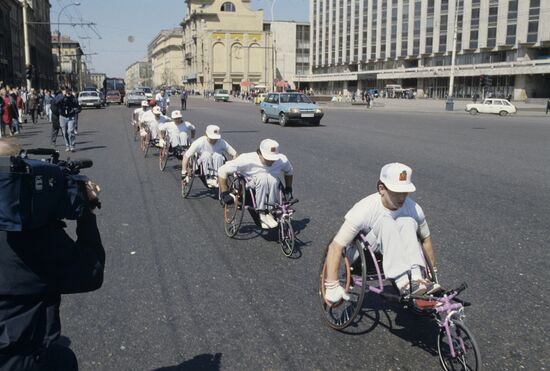Wheelchair supermarathon