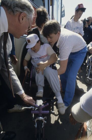 Wheelchair supermarathon