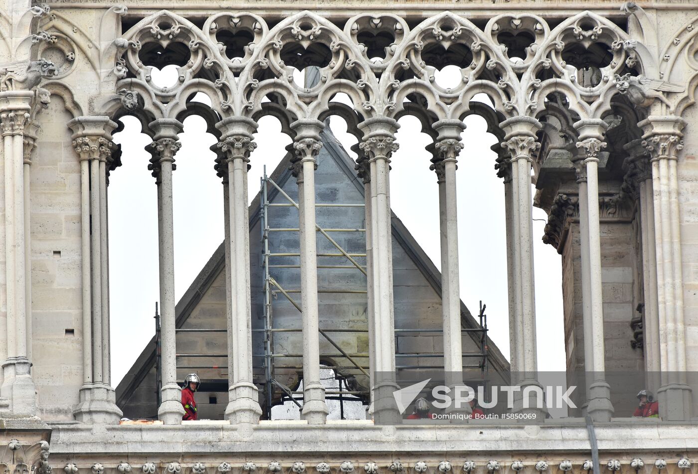 France Notre Dame Cathedral Fire