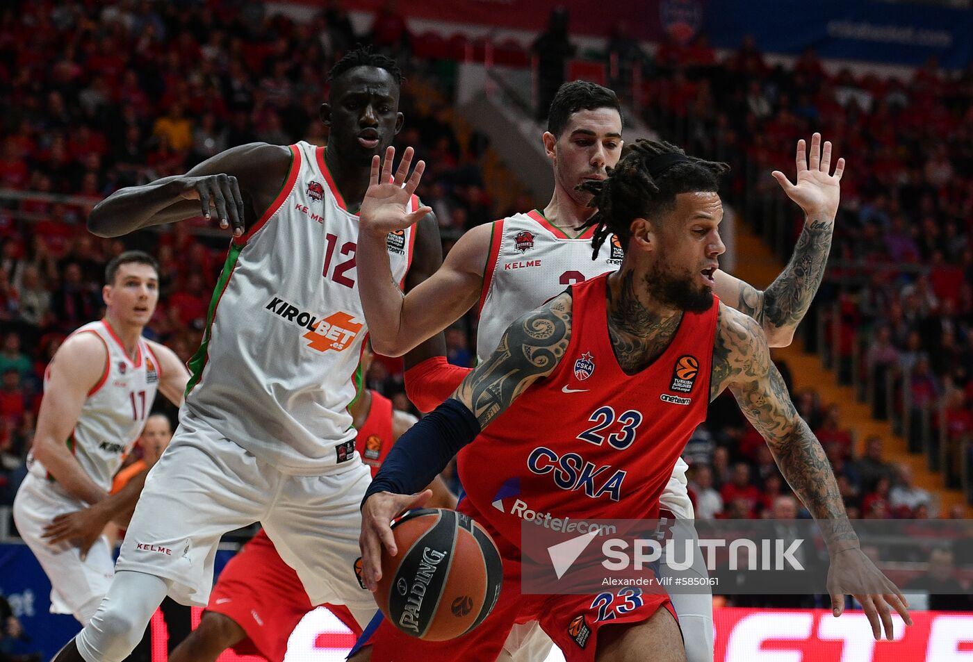 Russia Basketball Euroleague CSKA - Baskonia