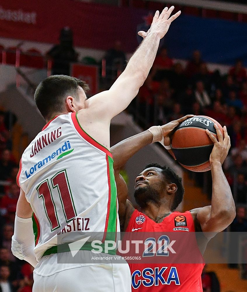 Russia Basketball Euroleague CSKA - Baskonia