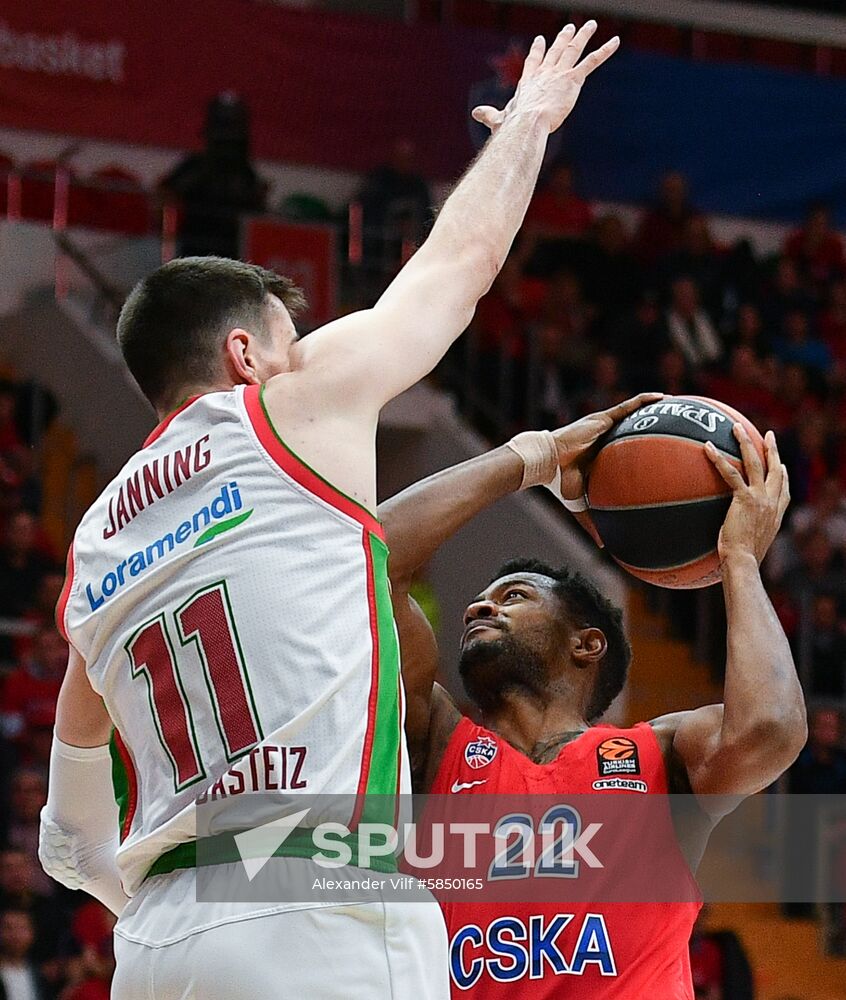 Russia Basketball Euroleague CSKA - Baskonia