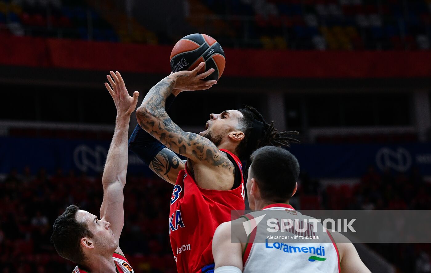 Russia Basketball Euroleague CSKA - Baskonia