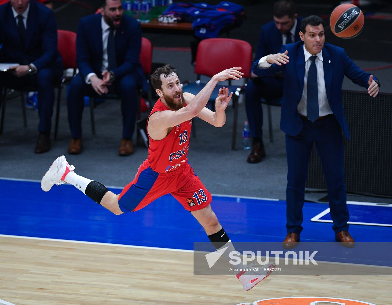 Russia Basketball Euroleague CSKA - Baskonia