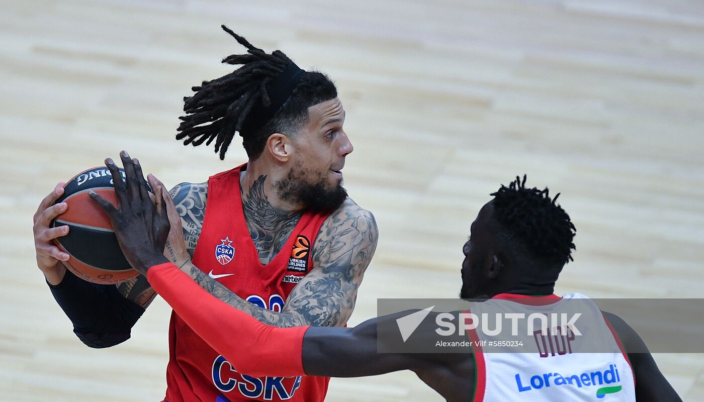 Russia Basketball Euroleague CSKA - Baskonia