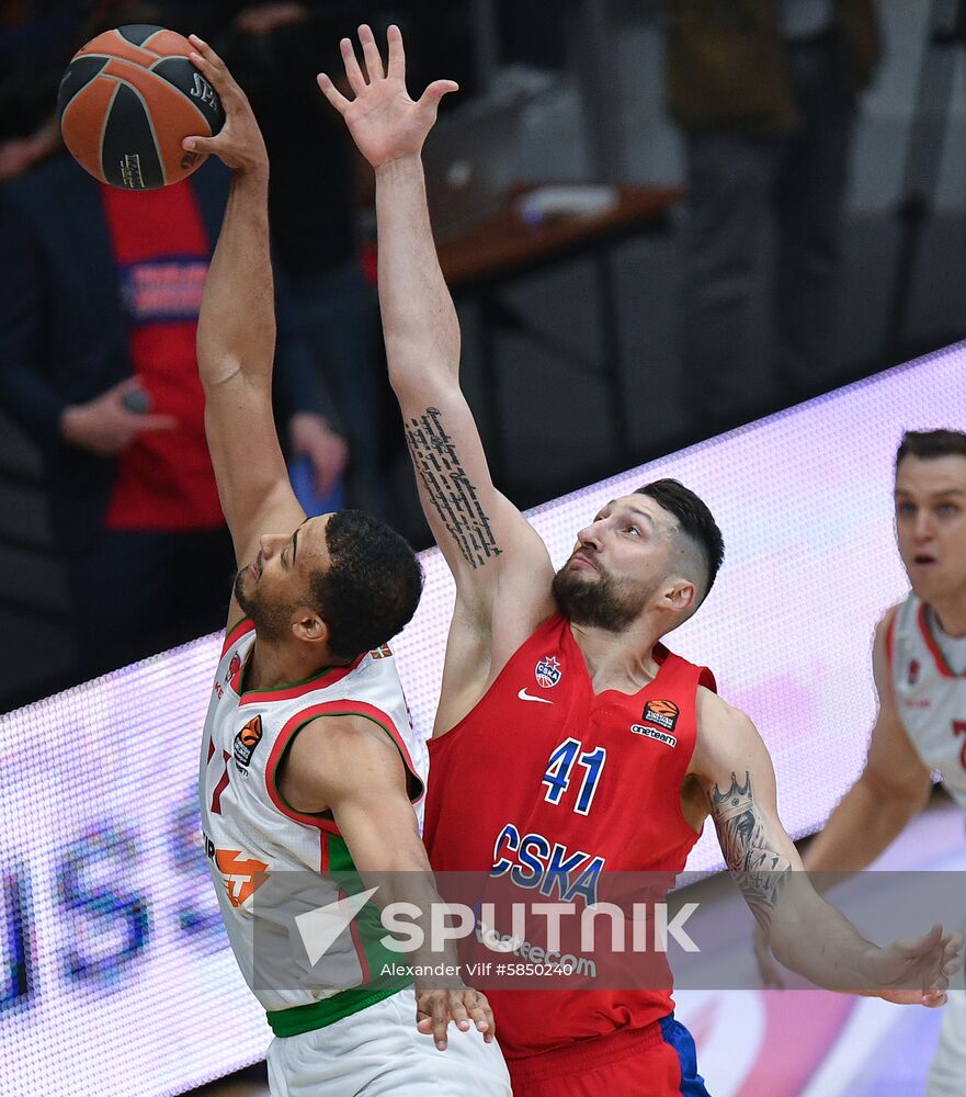 Russia Basketball Euroleague CSKA - Baskonia