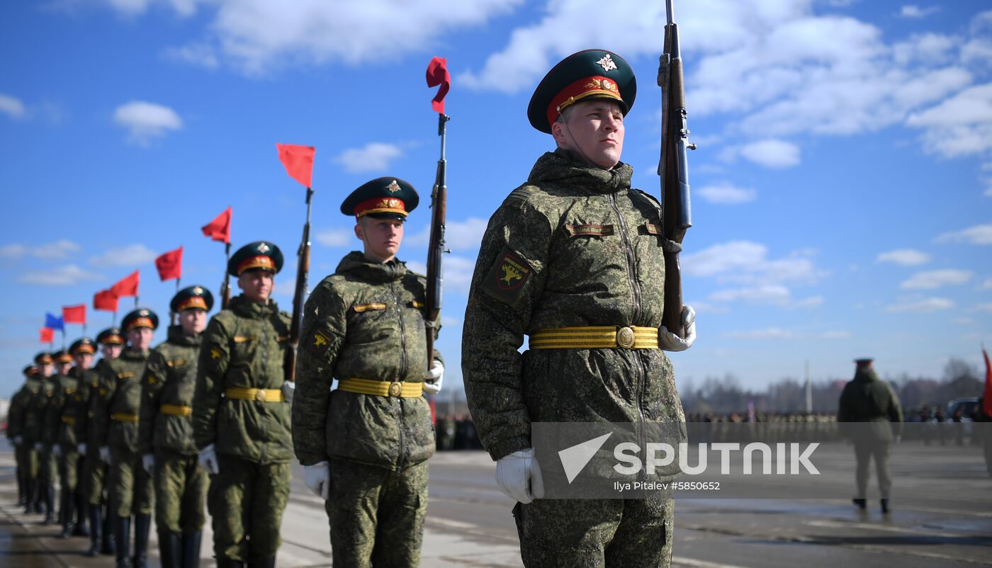 Russia Parade Rehearsal