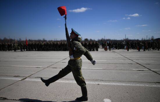 Russia Parade Rehearsal