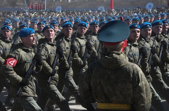 Russia Parade Rehearsal