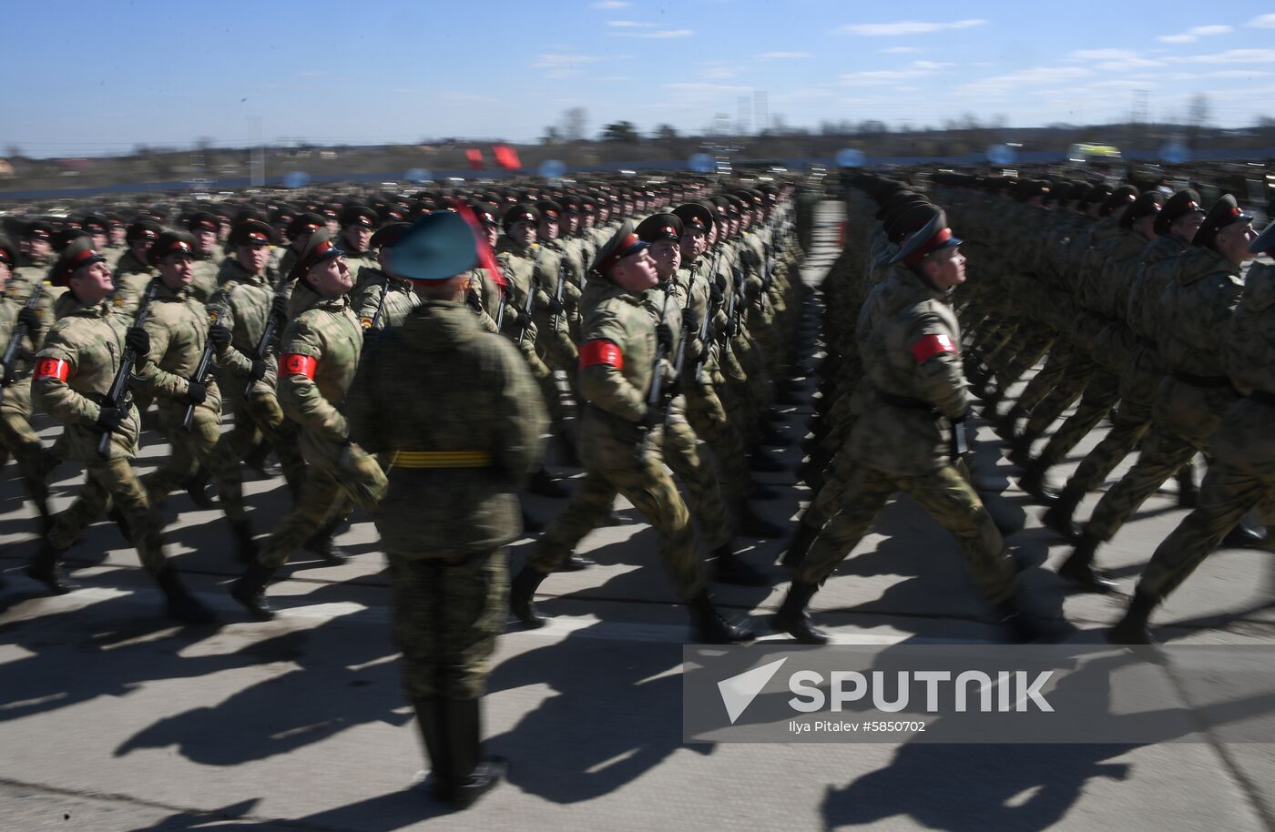 Russia Parade Rehearsal