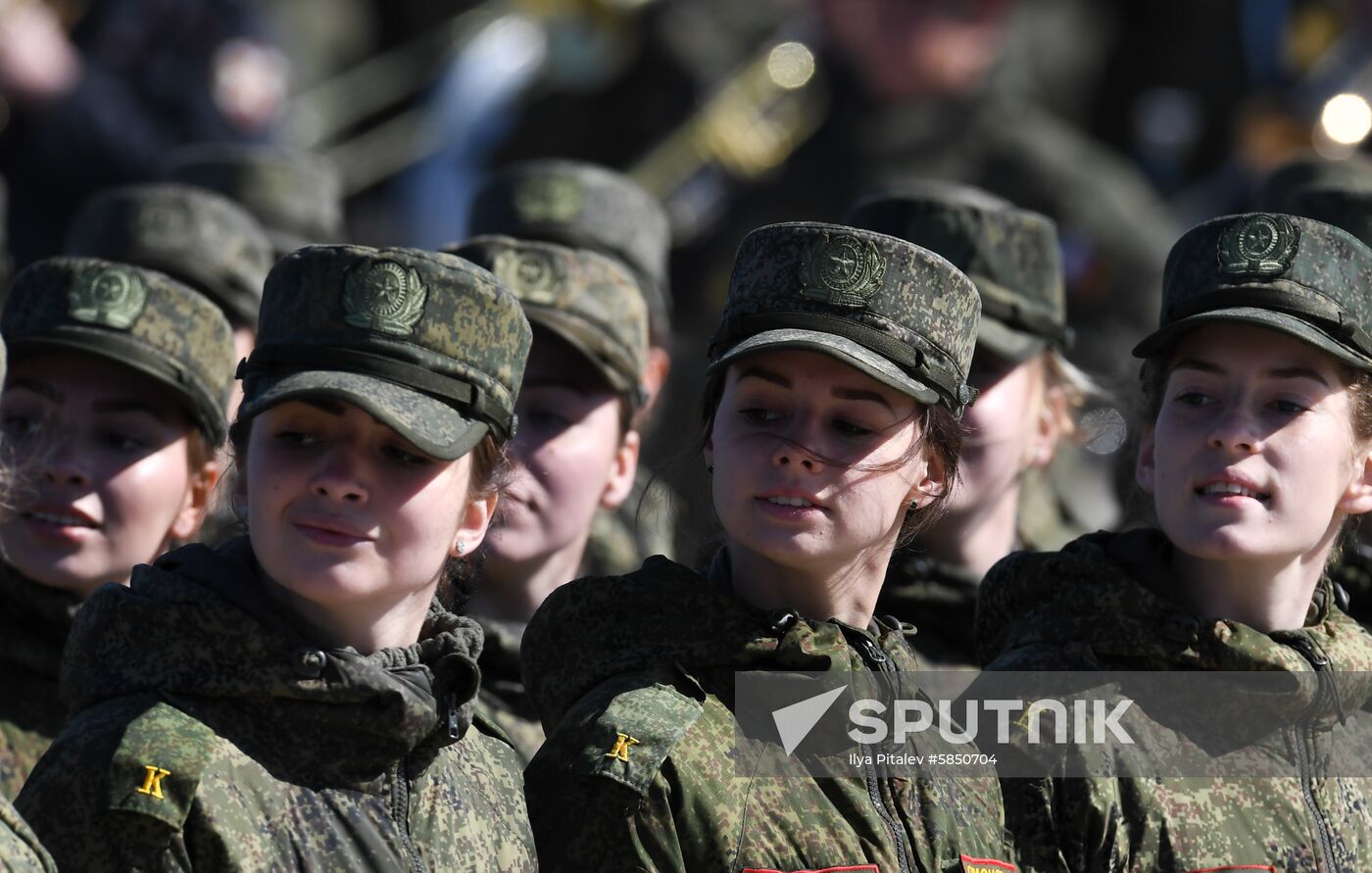 Russia Parade Rehearsal