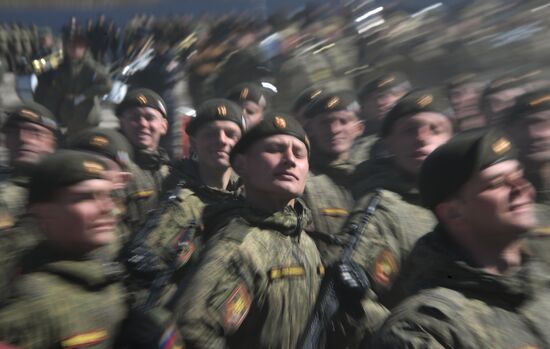 Russia Parade Rehearsal
