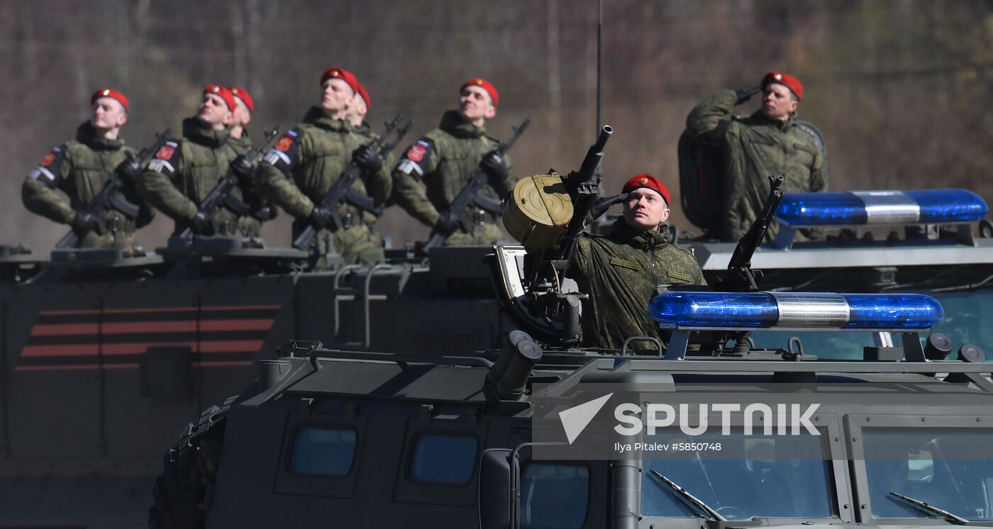 Russia Parade Rehearsal