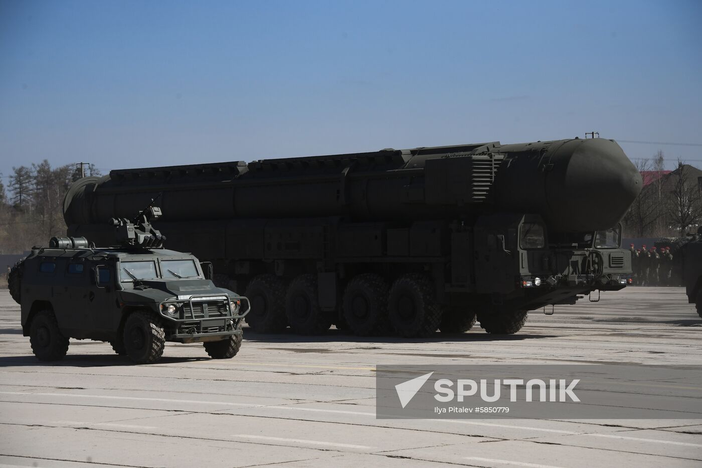 Russia Parade Rehearsal