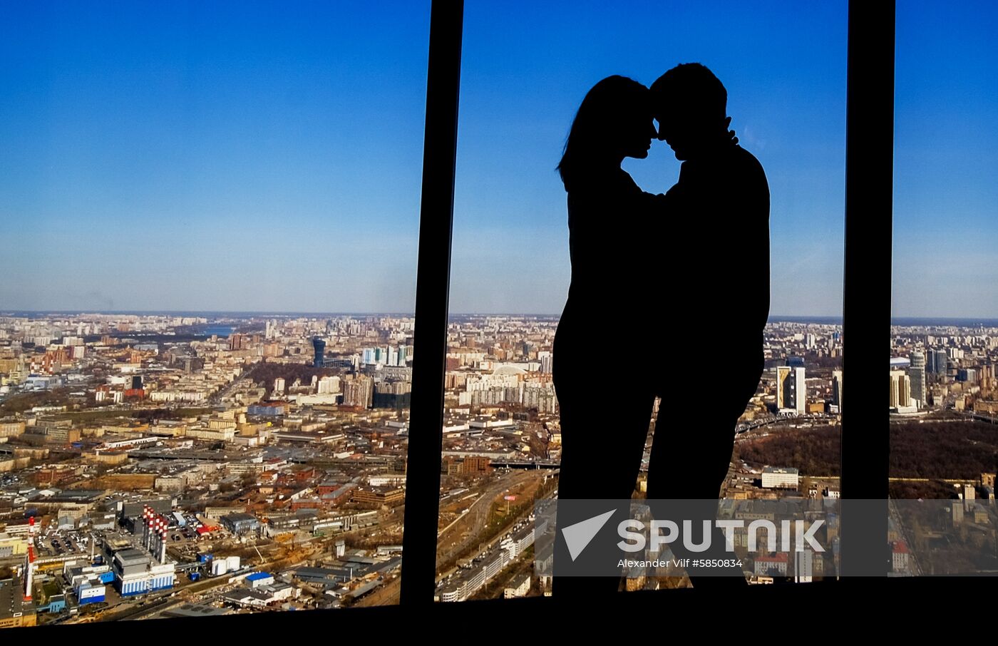 PANORAMA360 observation deck in Moscow City