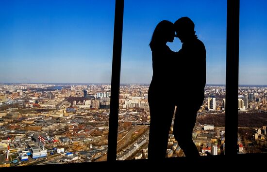 PANORAMA360 observation deck in Moscow City