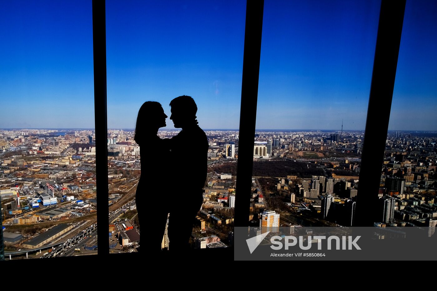 PANORAMA360 observation deck in Moscow City