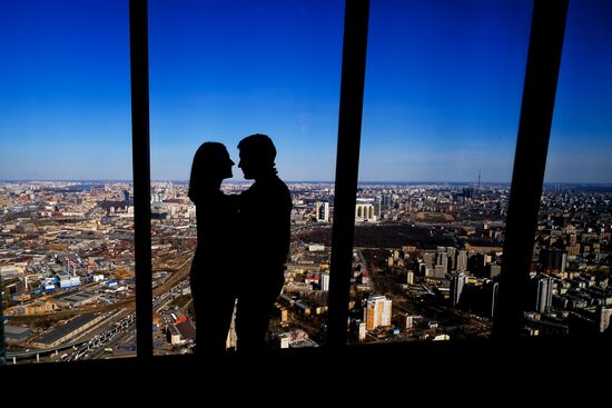 PANORAMA360 observation deck in Moscow City