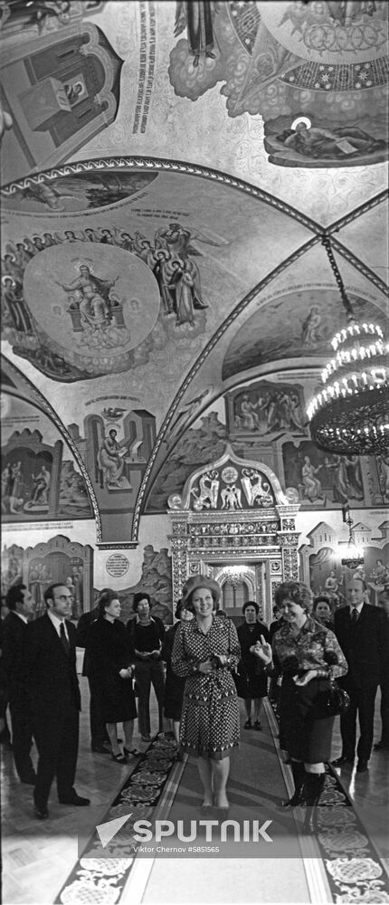 Princess Beatrix of the Netherlands visits USSR