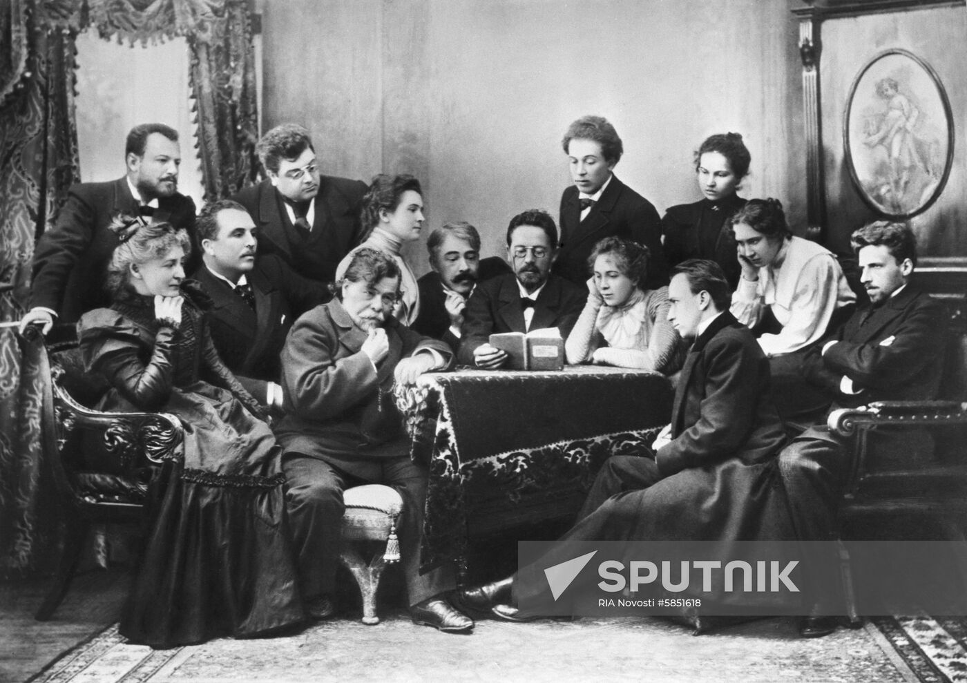 Author Anton Chekhov reads Seagull