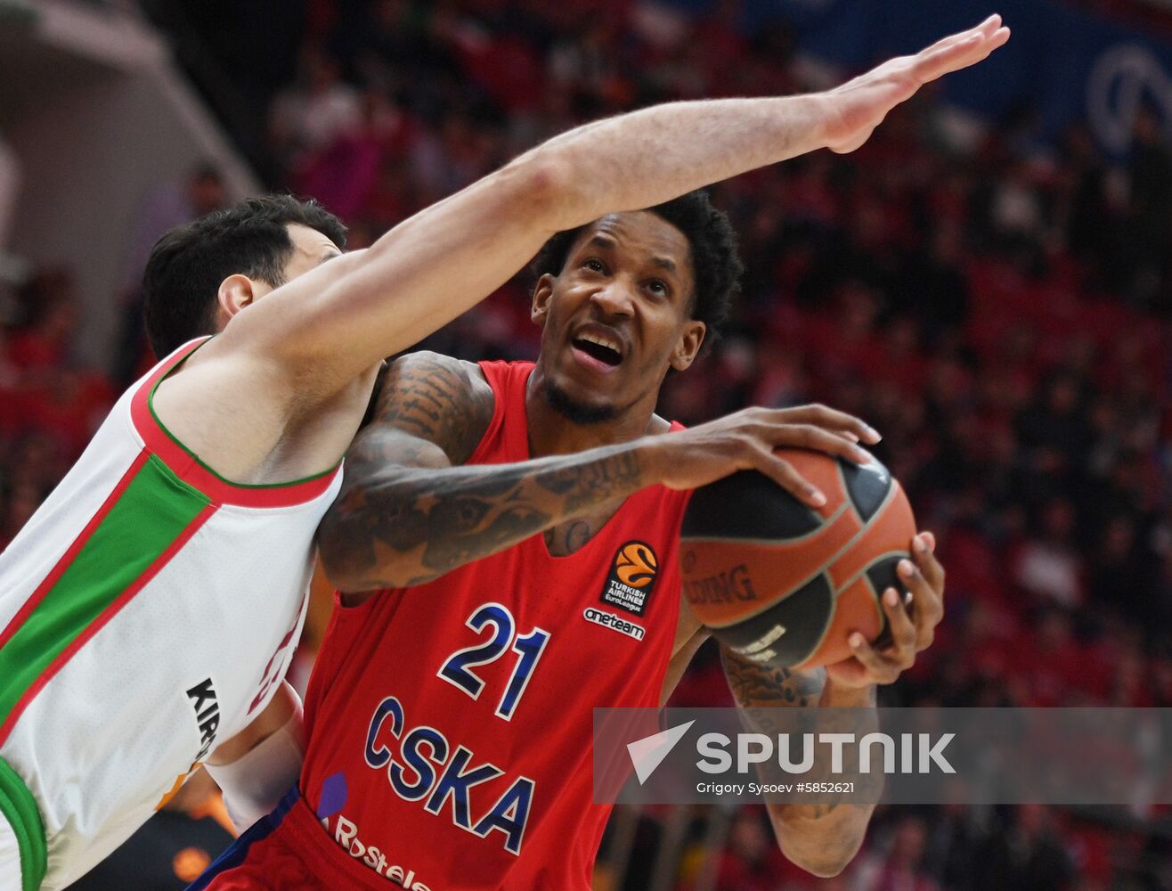 Russia Basketball Euroleague CSKA - Baskonia