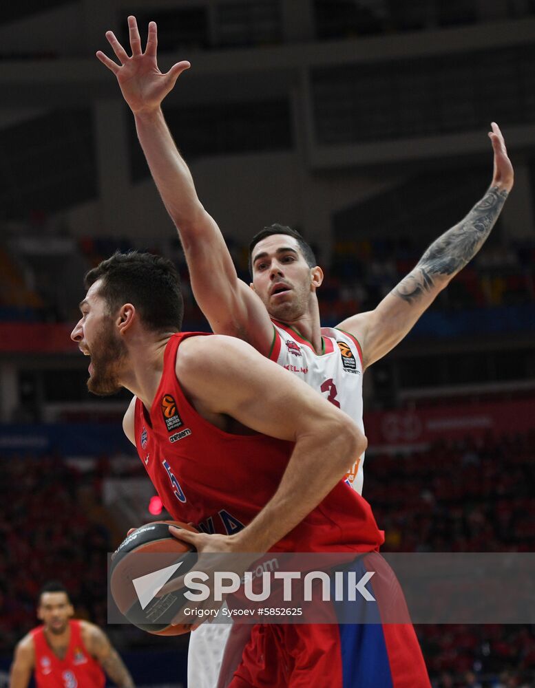 Russia Basketball Euroleague CSKA - Baskonia