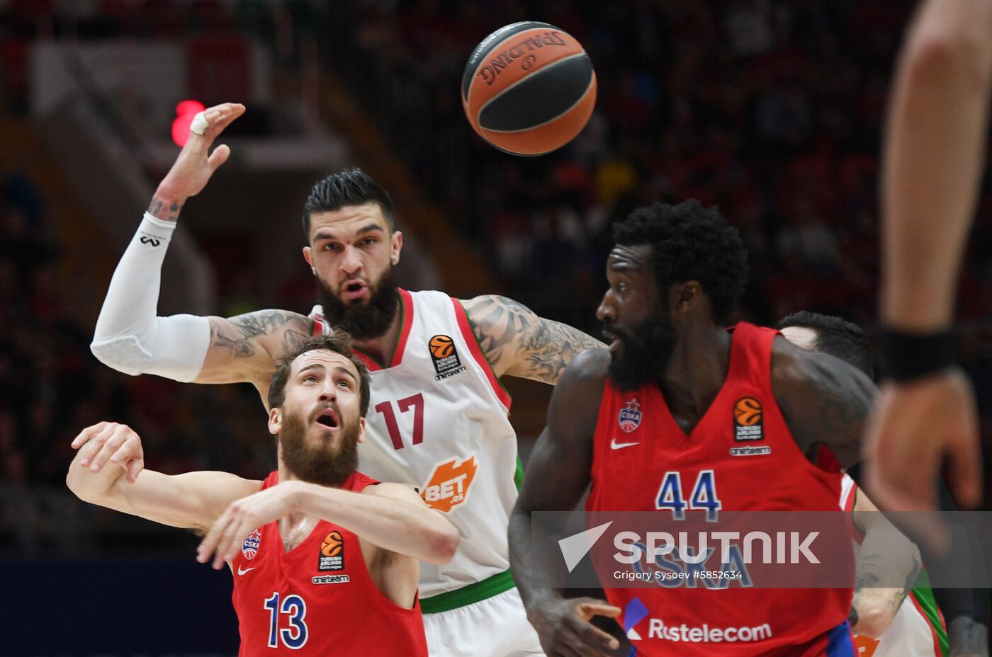 Russia Basketball Euroleague CSKA - Baskonia