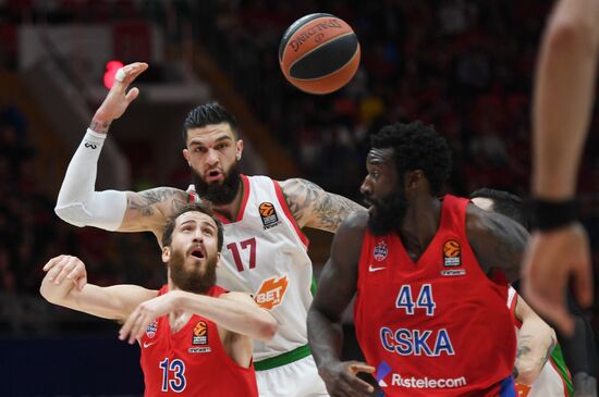Russia Basketball Euroleague CSKA - Baskonia