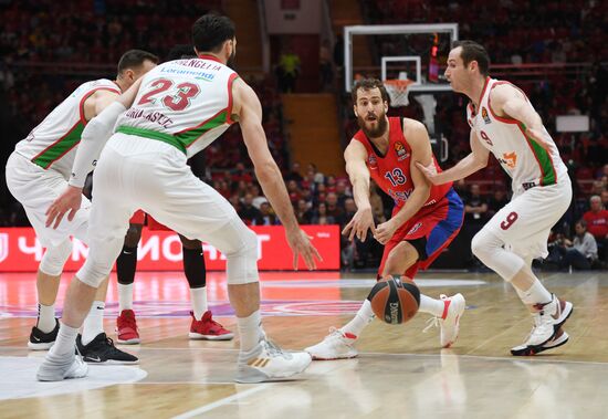Russia Basketball Euroleague CSKA - Baskonia