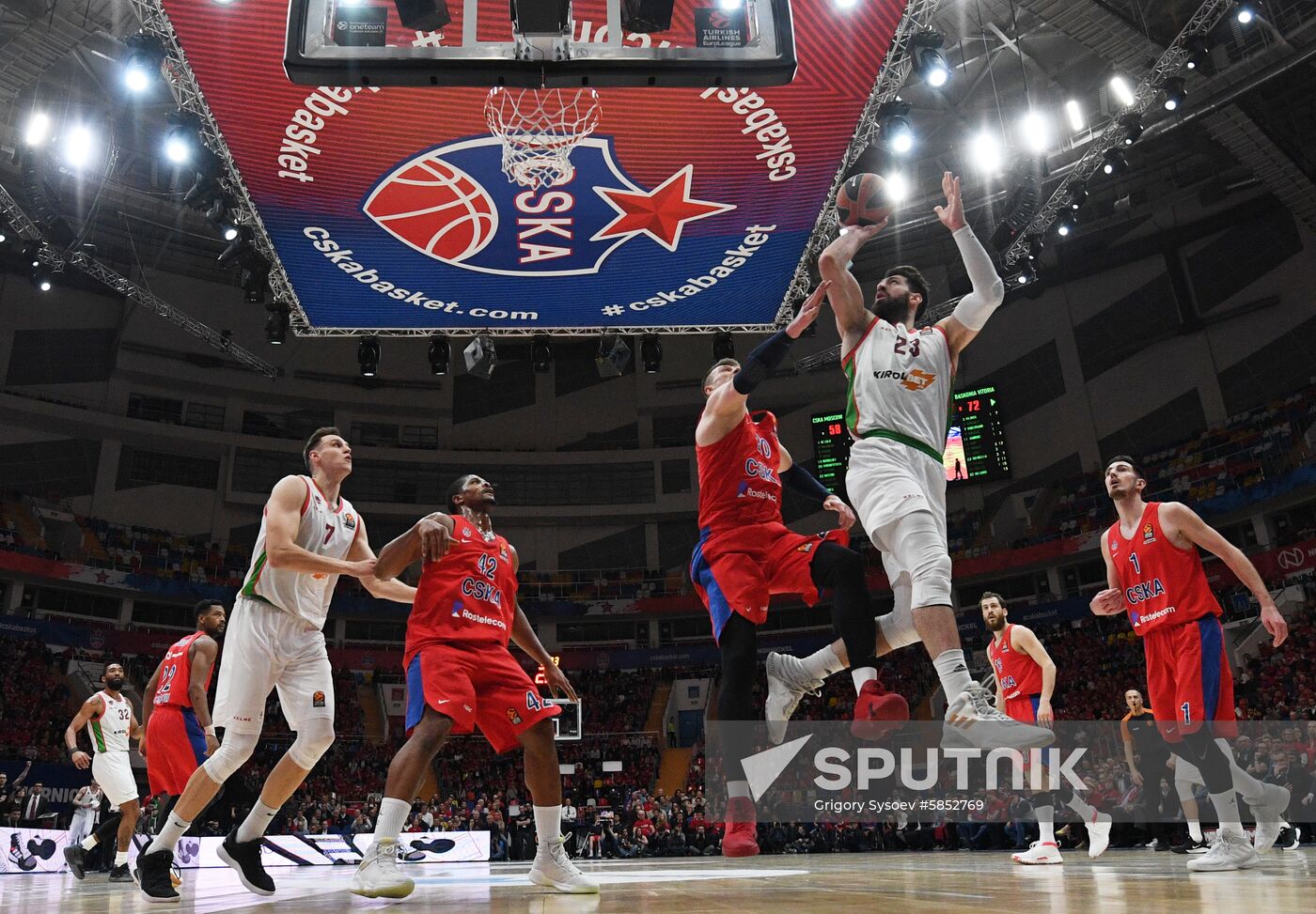 Russia Basketball Euroleague CSKA - Baskonia
