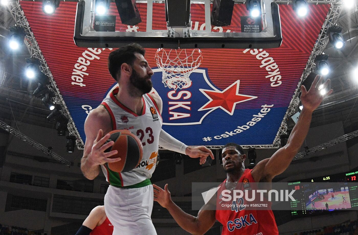 Russia Basketball Euroleague CSKA - Baskonia